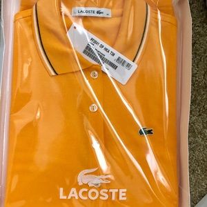 Lacoste Men’s Polo Shirt size 42- Veuve yellow
